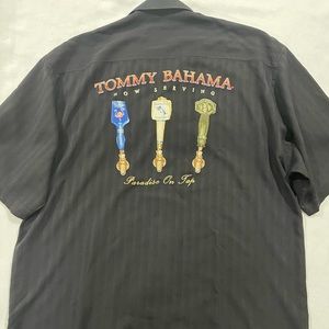 Tommy Bahama mens Silk Panel back Shirt